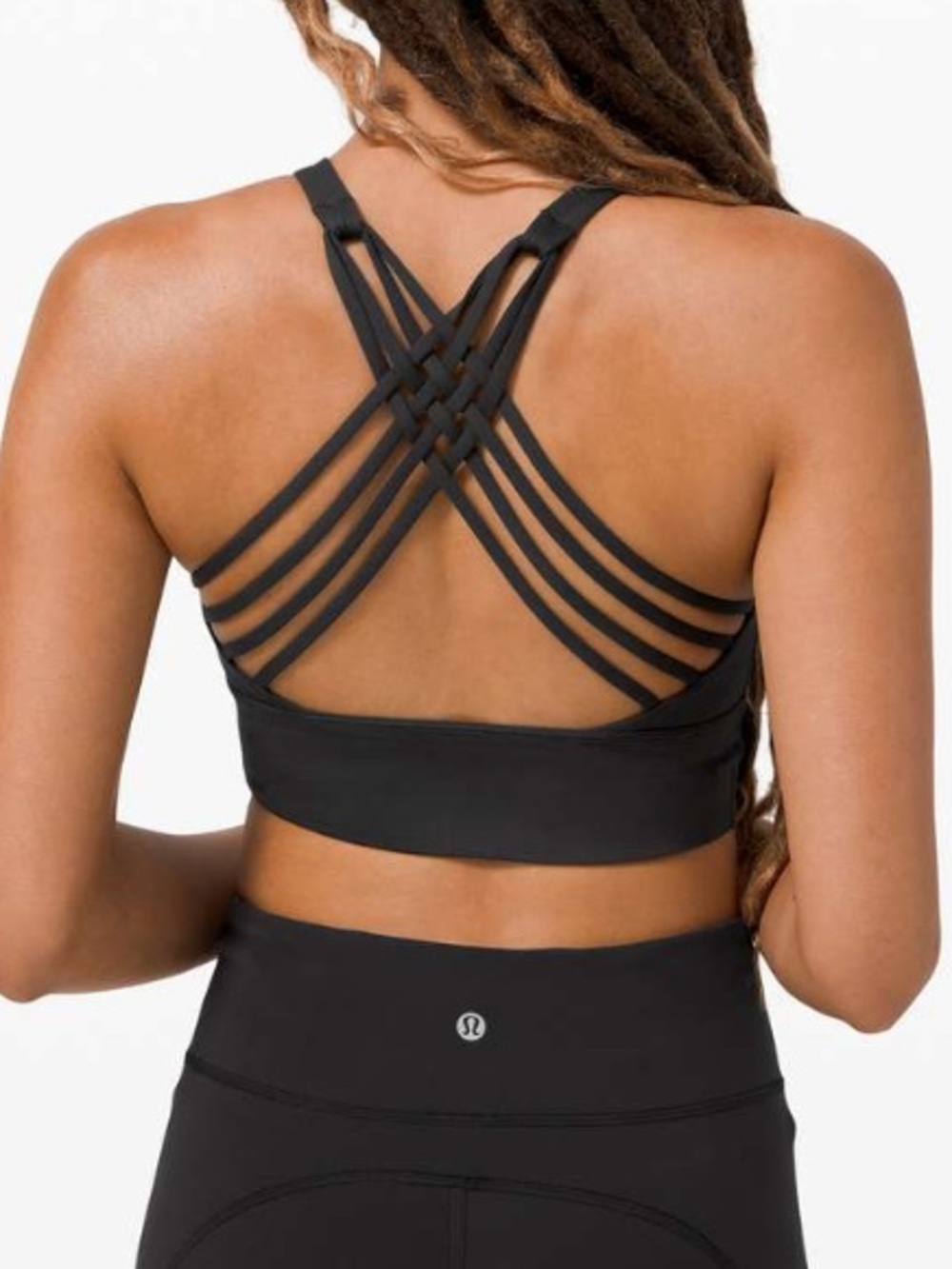 lululemon athletica Black Strappy Sports Bra